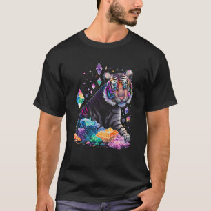Esoteric Tiger Crystals Cute Illustration  2 T-Shirt