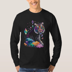 Esoteric Tiger Crystals Cute Illustration 2 T-Shirt