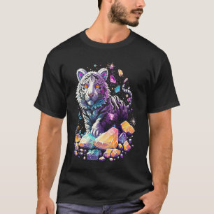 Esoteric Tiger Crystals Cute Illustration  7 T-Shirt