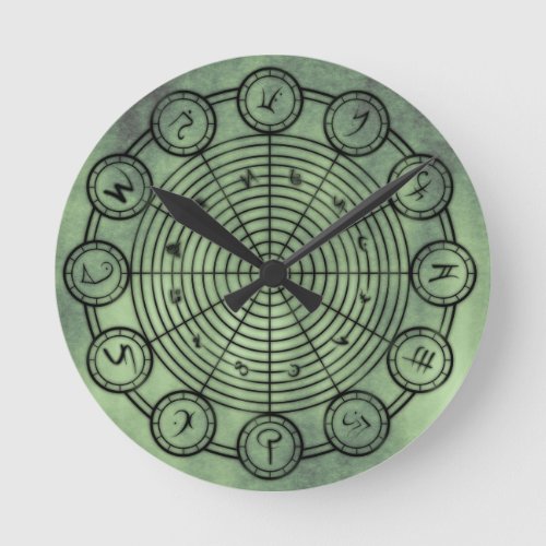 Esotericism Symbols Sacred Geometry Round Clock