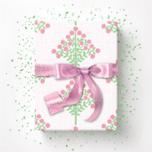 Espalier Bloom in Pink and Green