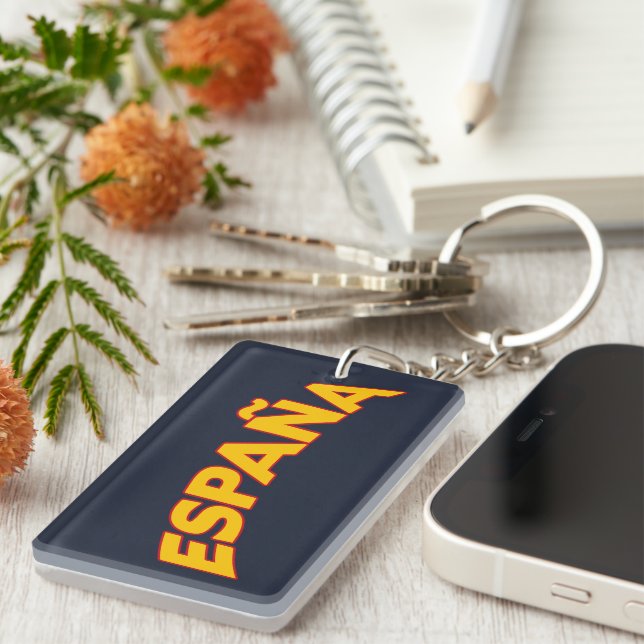 España 5 keychain (Front Right)