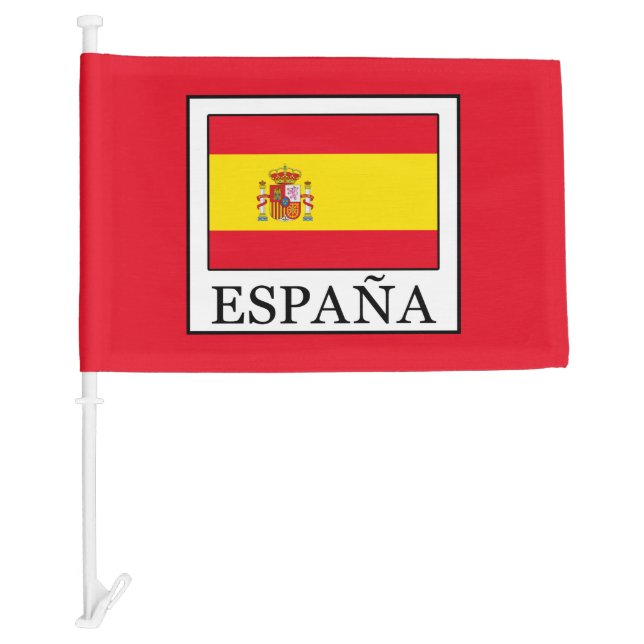 España Car Flag (Front)