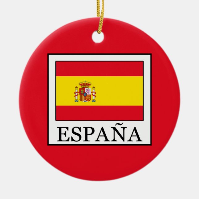 España Ceramic Ornament (Front)