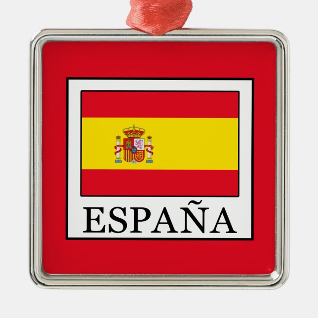 España Metal Ornament (Front)