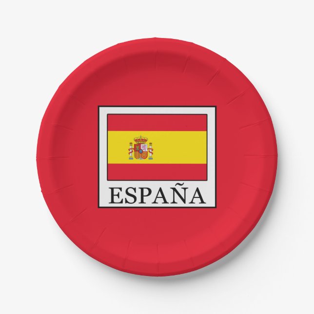 España Paper Plates (Front)