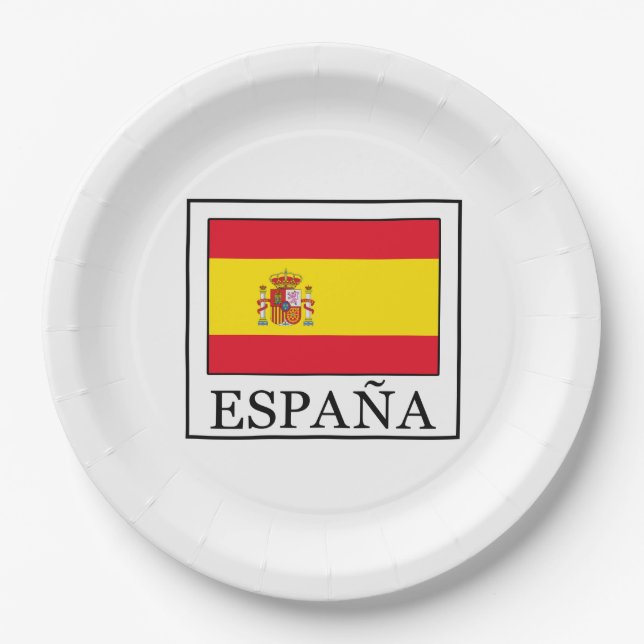 España Paper Plates (Front)