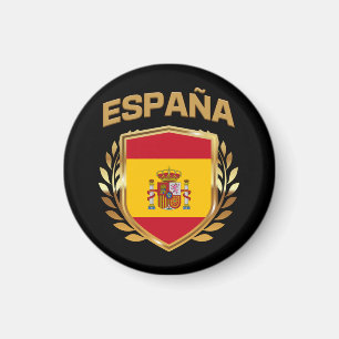 Espana Spain Flag Shield Magnet