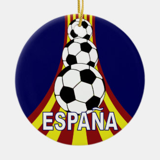 Espana Spain Soccer Fútbol Ceramic Ornament