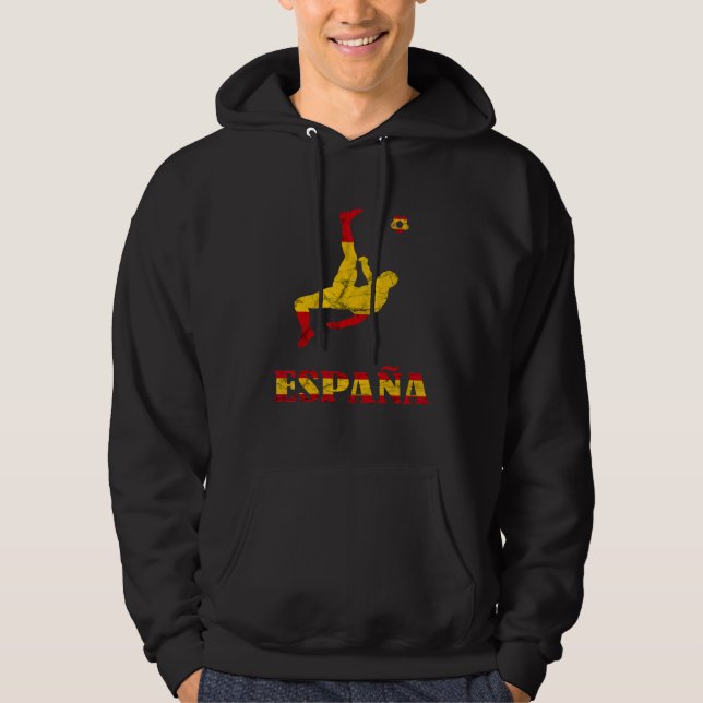 Espana Spain Soccer Spanish Pride Spain Espanol Sp Hoodie (Front)