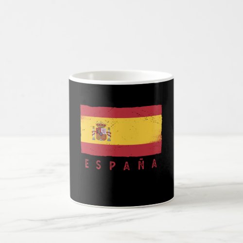Espaa Spanish Flag Spain Vintage Gift Football Coffee Mug
