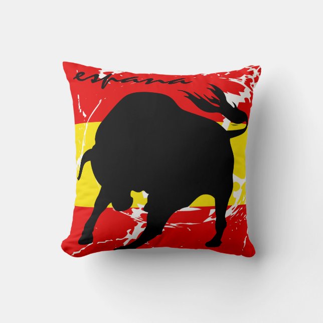 Espana Throw Pillow (Front)