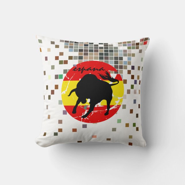 Espana Throw Pillow (Front)