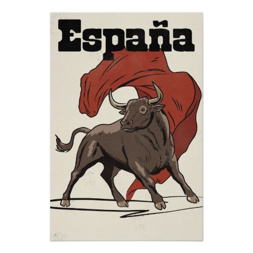 España Travel poster