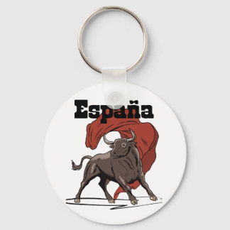 España Travel poster Keychain