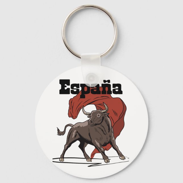 España Travel poster Keychain (Front)