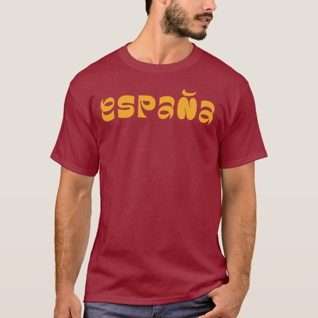 Espana typography logo design T-Shirt (Front)