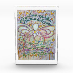 Espanol Ángel Cáncer Custom Paperweight Acrylic Award