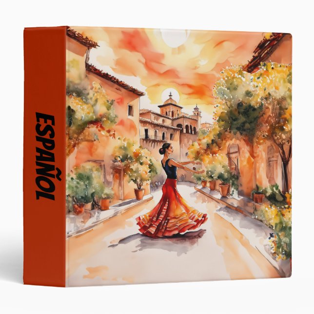 Español Essentials- Spanish Language 3 Ring Binder (Front/Spine)