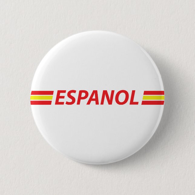 espanol icon pinback button (Front)