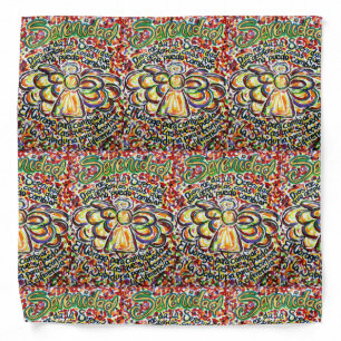 Español Serenity Prayer Angel Art Bandana