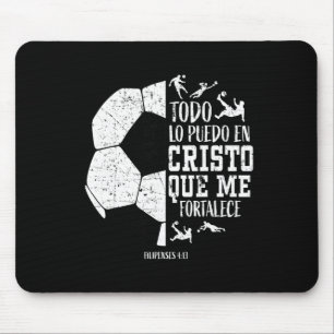 Español Spanish Christian Soccer Fútbol Filipenses Mouse Pad