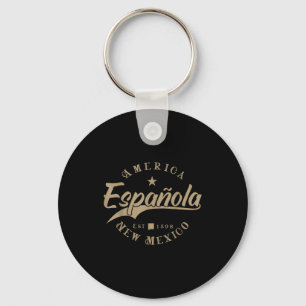 Española Nm _ New Mexico Keychain