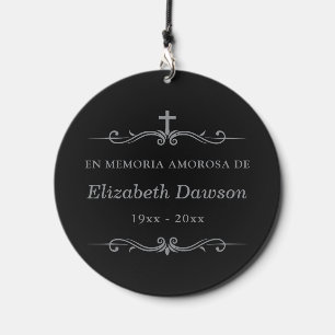 Española Personalized Memorial Photo Wind Chime