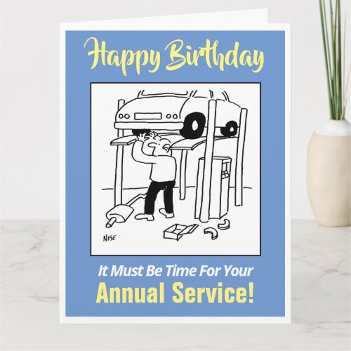 Especially for a Car Mechanic _ Happy Birthday Car Card
