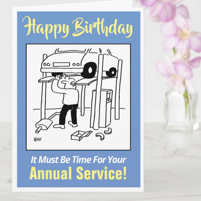 Especially for a Car Mechanic - Happy Birthday Card (Creator Uploaded)
