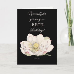 Especially For You On Your 50th Birthday Card