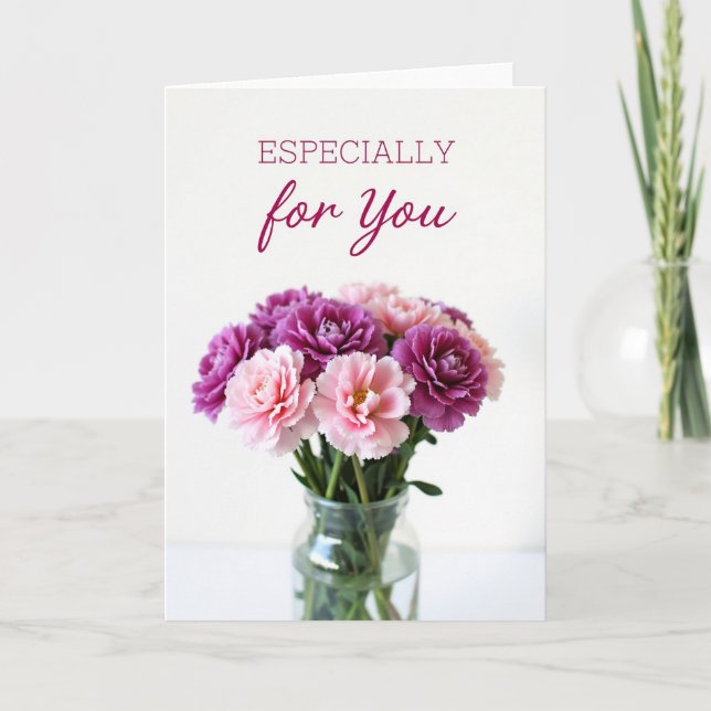 Especially For You Rose Hue Card (Front)