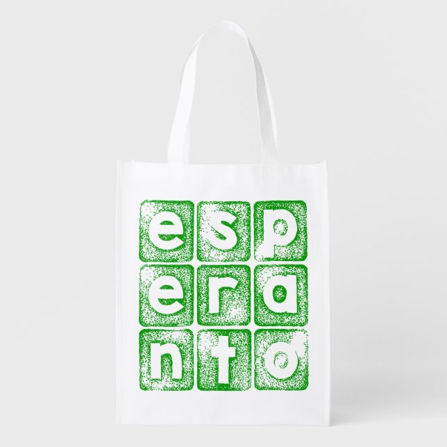 Esperanta store umsako — Esperanto shopping bag (Front)