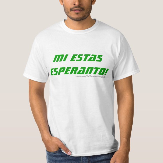 Esperanto anthem shirt, esperanto-himno-ĉemizo T-Shirt (Front)