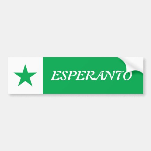 Esperanto Bumper Sticker