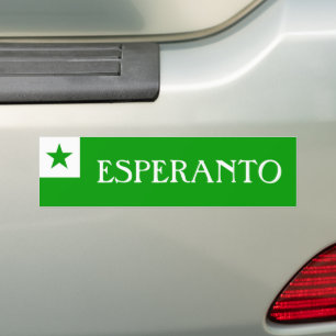 Esperanto Flag Bumper Sticker
