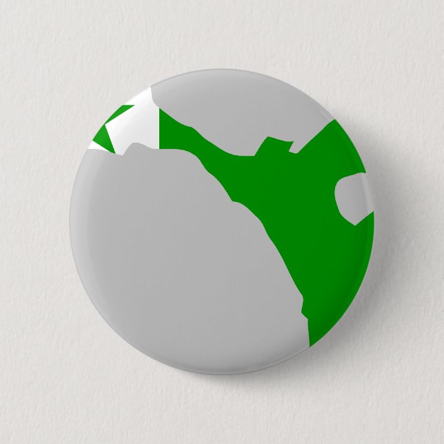 Esperanto flag map pinback button (Front)