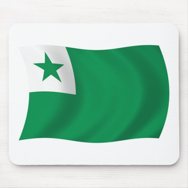 Esperanto Flag Mousepad (Front)