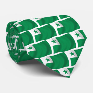 Esperanto Flag Tie
