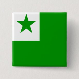 Esperanto High quality Flag Button