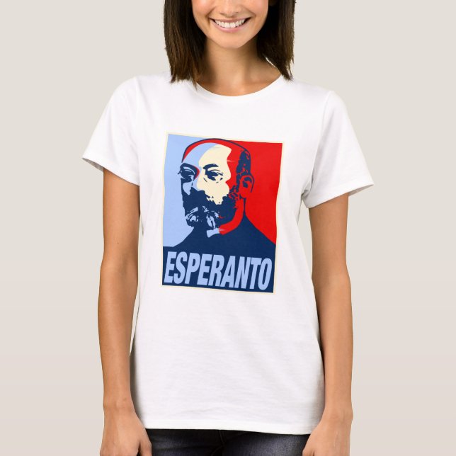 Esperanto L L Zamenhof Hope Inspired Gift Idea T-S T-Shirt (Front)