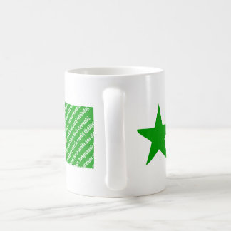 Esperanto "La Espero" flag mug. Coffee Mug