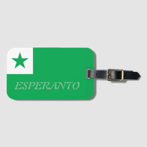 Esperanto Luggage Tag