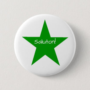 Esperanto: Saluton Pinback Button