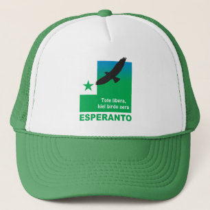 Esperanto / "Tute libera, kiel birdo aera", Trucker Hat