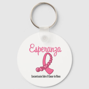 Esperanza Liston Rosa - Cancer de Mama Keychain