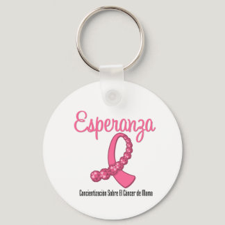 Esperanza Liston Rosa - Cancer de Mama Keychain