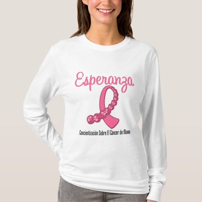 Esperanza Liston Rosa - Cancer de Mama T-Shirt (Front)