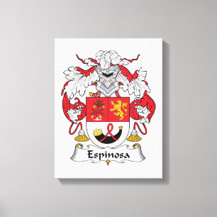 Espinosa Family Crest Canvas Print