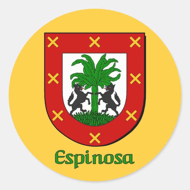 Espinosa Family Shield Stickers (Front)